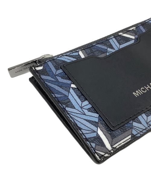 MICHAEL KORS（マイケル・コース）MICHAEL KORS (マイケルコース) L字ウォレット ネイビーの古着・服飾アイテム