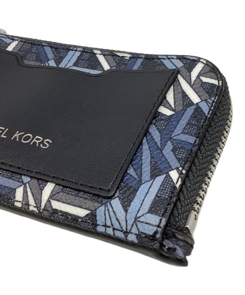 MICHAEL KORS（マイケル・コース）MICHAEL KORS (マイケルコース) L字ウォレット ネイビーの古着・服飾アイテム