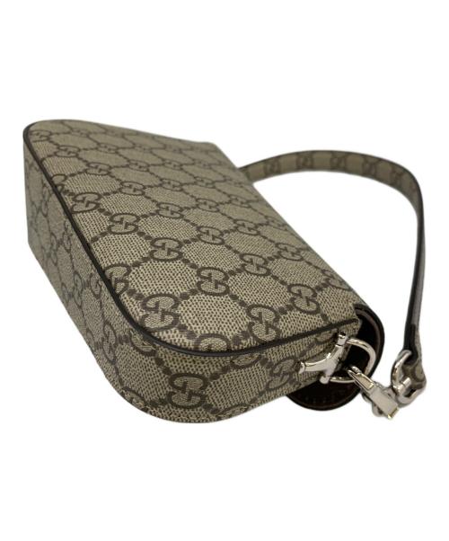 GUCCI（グッチ）GUCCI (グッチ) ホースビットショルダーバッグ グレーの古着・服飾アイテム