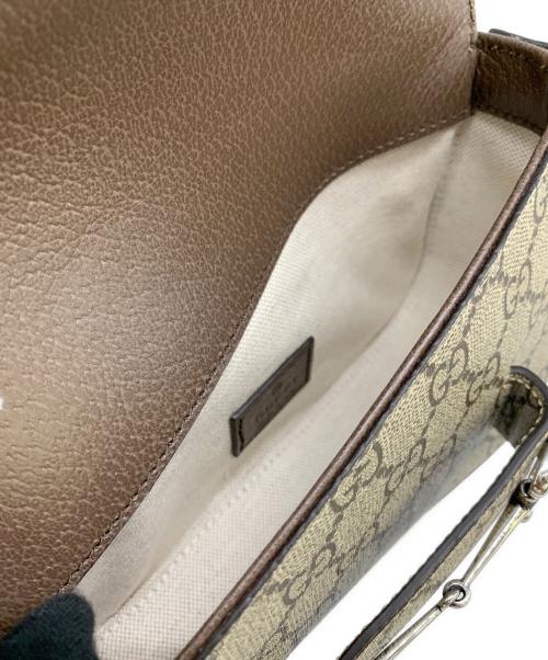 GUCCI（グッチ）GUCCI (グッチ) ホースビットショルダーバッグ グレーの古着・服飾アイテム