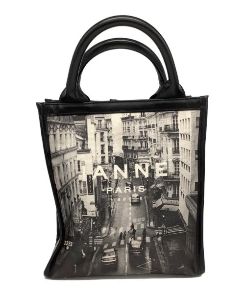 ATAO（アタオ）ATAO (アタオ) 2WAYバッグ エアキャンバス ブラック×ホワイトの古着・服飾アイテム