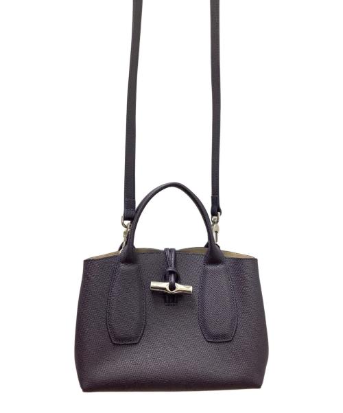 LONGCHAMP（ロンシャン）LONGCHAMP (ロンシャン) ロゾー2wayバッグ パープル系の古着・服飾アイテム