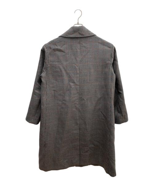 AURALEE.（オーラリー）AURALEE. (オーラリー) DOUBLE FACE CHECK LONG COAT グレー サイズ:4の古着・服飾アイテム