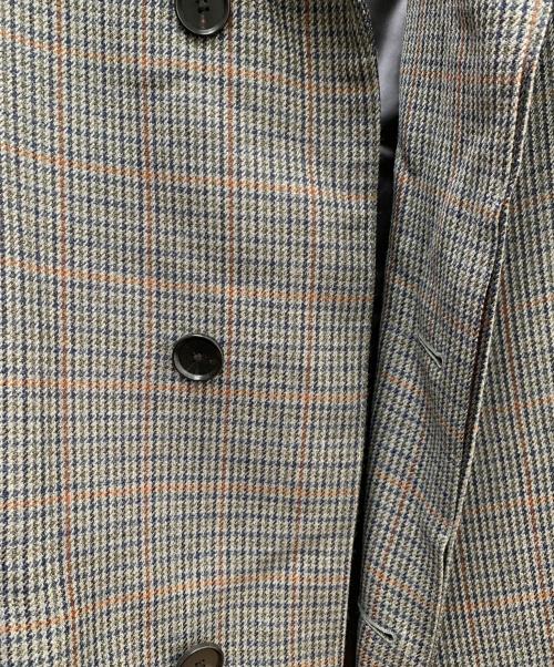 AURALEE.（オーラリー）AURALEE. (オーラリー) DOUBLE FACE CHECK LONG COAT グレー サイズ:4の古着・服飾アイテム