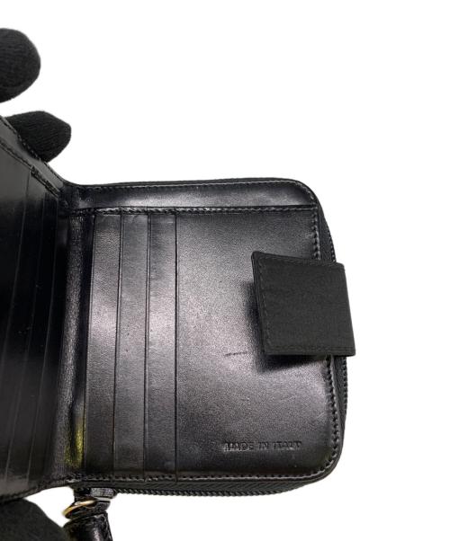 PRADA（プラダ）PRADA (プラダ) ナイロンコンパクトウォレット財布 ブラックの古着・服飾アイテム