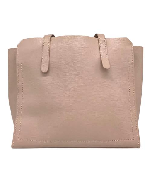 FURLA（フルラ）FURLA (フルラ) レザーハンドバッグ ピンクの古着・服飾アイテム