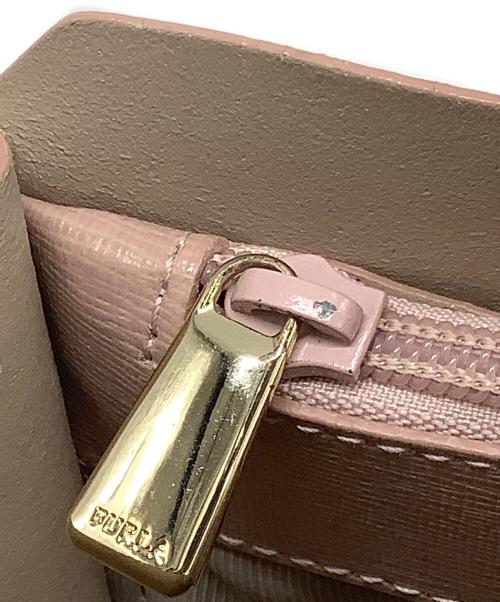 FURLA（フルラ）FURLA (フルラ) レザーハンドバッグ ピンクの古着・服飾アイテム