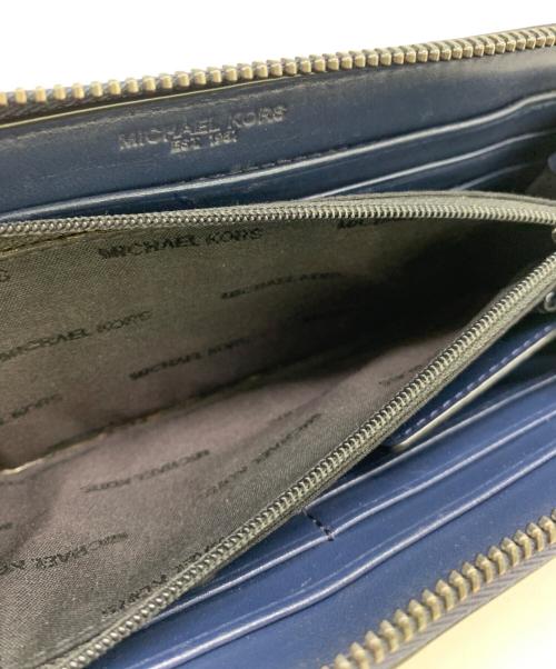 MICHAEL KORS（マイケル・コース）MICHAEL KORS (マイケルコース) 財布 ネイビーの古着・服飾アイテム