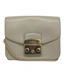FURLA（フルラ）の古着「ショルダーポーチ メトロポリス」｜グレー