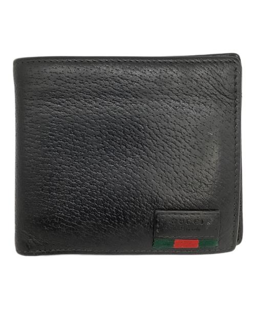 GUCCI（グッチ）GUCCI (グッチ) 財布 シェリーライン ブラックの古着・服飾アイテム