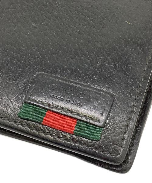 GUCCI（グッチ）GUCCI (グッチ) 財布 シェリーライン ブラックの古着・服飾アイテム