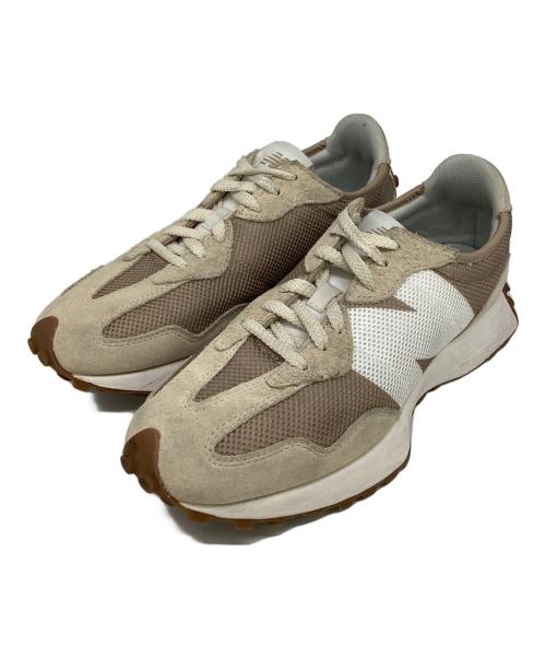 NEW BALANCE（ニューバランス）NEW BALANCE (ニューバランス) スニーカー 327 ベージュ×ホワイト サイズ:27.5の古着・服飾アイテム