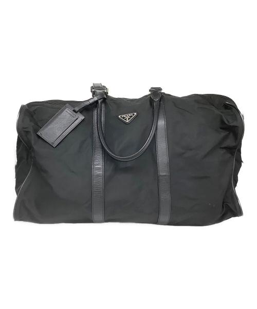 PRADA（プラダ）PRADA (プラダ) ボストンバッグ ブラックの古着・服飾アイテム