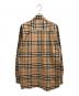 BURBERRY (バーバリー) 長袖レギュラーカラーシャツ ブラウン×ブラック サイズ:Ｓ：28000円