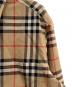 中古・古着 BURBERRY (バーバリー) 長袖レギュラーカラーシャツ ブラウン×ブラック サイズ:Ｓ：28000円