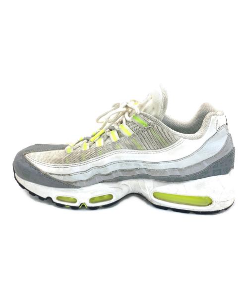 NIKE（ナイキ）NIKE (ナイキ) AIR MAX 95 グレー×ホワイト サイズ:26.5の古着・服飾アイテム