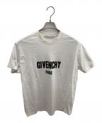 GIVENCHYジバンシィ）の古着「デストロイ加工ロゴプリントTシャツ」｜ホワイト