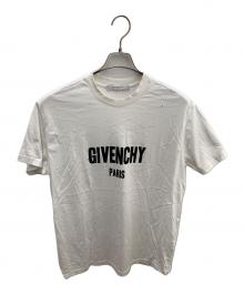 GIVENCHY（ジバンシィ）の古着「デストロイ加工ロゴプリントTシャツ」｜ホワイト