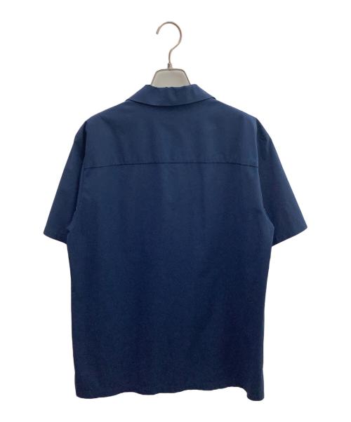 BLACK LABEL CRESTBRIDGE（ブラックレーベル クレストブリッジ）BLACK LABEL CRESTBRIDGE (ブラックレーベル クレストブリッジ) オープンカラーシャツ ネイビー サイズ:Ｍの古着・服飾アイテム