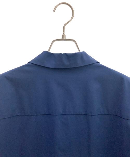 BLACK LABEL CRESTBRIDGE（ブラックレーベル クレストブリッジ）BLACK LABEL CRESTBRIDGE (ブラックレーベル クレストブリッジ) オープンカラーシャツ ネイビー サイズ:Ｍの古着・服飾アイテム