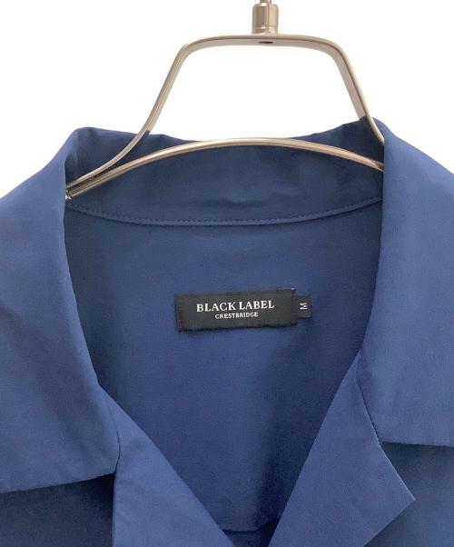 BLACK LABEL CRESTBRIDGE（ブラックレーベル クレストブリッジ）BLACK LABEL CRESTBRIDGE (ブラックレーベル クレストブリッジ) オープンカラーシャツ ネイビー サイズ:Ｍの古着・服飾アイテム