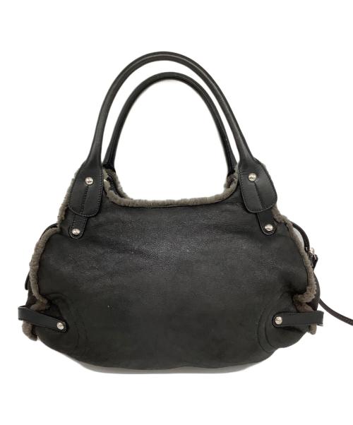 Salvatore Ferragamo（サルヴァトーレ フェラガモ）Salvatore Ferragamo (サルヴァトーレ フェラガモ) ガンチーニムートンバッグ モカ×ブラックの古着・服飾アイテム