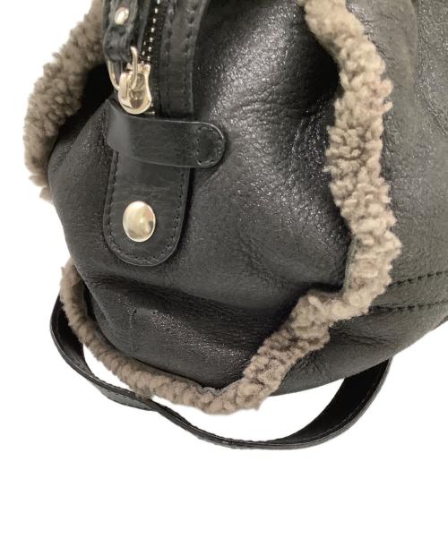 Salvatore Ferragamo（サルヴァトーレ フェラガモ）Salvatore Ferragamo (サルヴァトーレ フェラガモ) ガンチーニムートンバッグ モカ×ブラックの古着・服飾アイテム