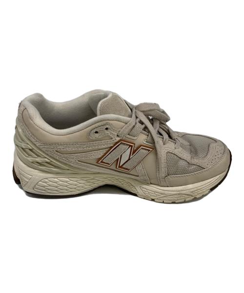 NEW BALANCE（ニューバランス）NEW BALANCE (ニューバランス) スニーカー ブラウン×ホワイト サイズ:23.5の古着・服飾アイテム