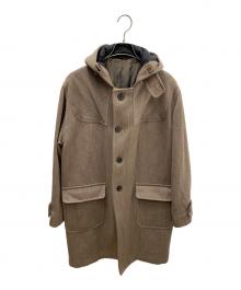 COACH（コーチ）の古着「フーデッドコート」｜ベージュ