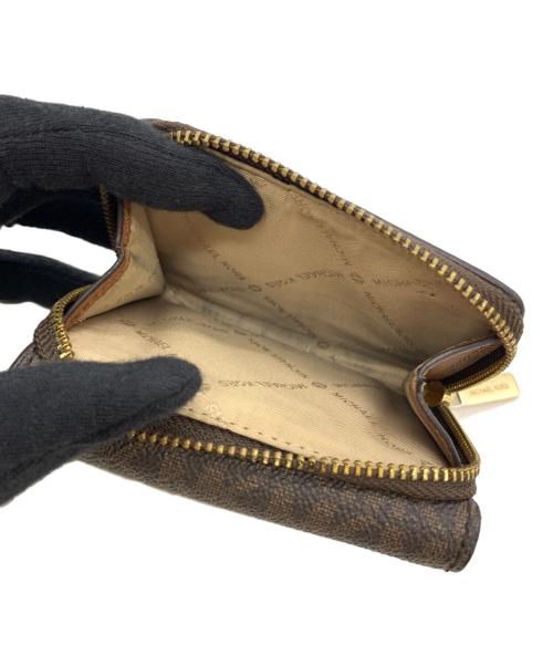 MICHAEL KORS（マイケル・コース）MICHAEL KORS (マイケル・コース) 3つ折り財布 ブラウンの古着・服飾アイテム