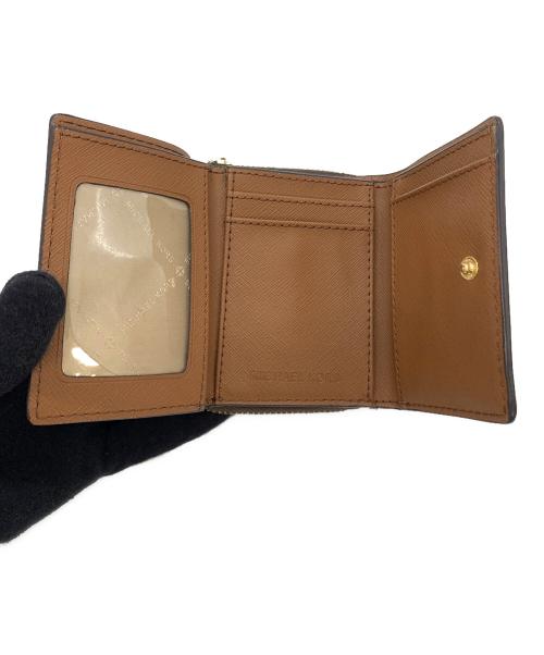 MICHAEL KORS（マイケル・コース）MICHAEL KORS (マイケル・コース) 3つ折り財布 ブラウンの古着・服飾アイテム