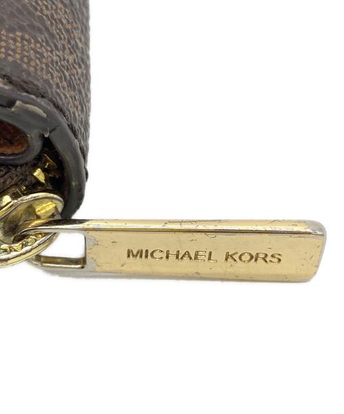 MICHAEL KORS（マイケル・コース）MICHAEL KORS (マイケル・コース) 3つ折り財布 ブラウンの古着・服飾アイテム