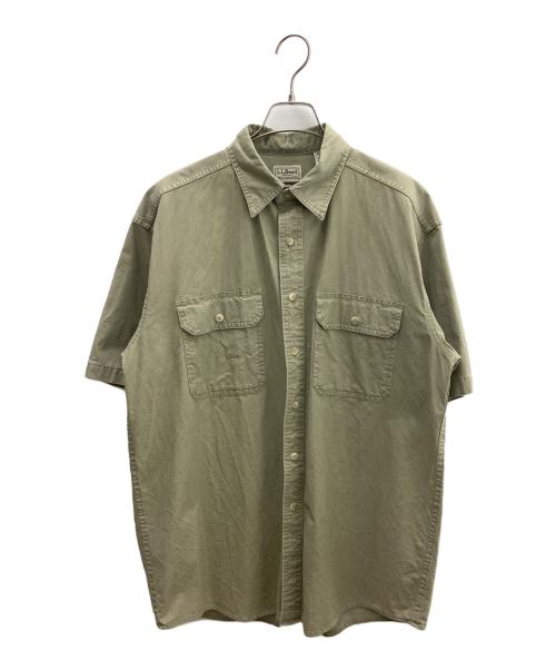 L.L.Bean（エルエルビーン）L.L.Bean (エルエルビーン) 半袖シャツ オリーブ サイズ:Ｍの古着・服飾アイテム