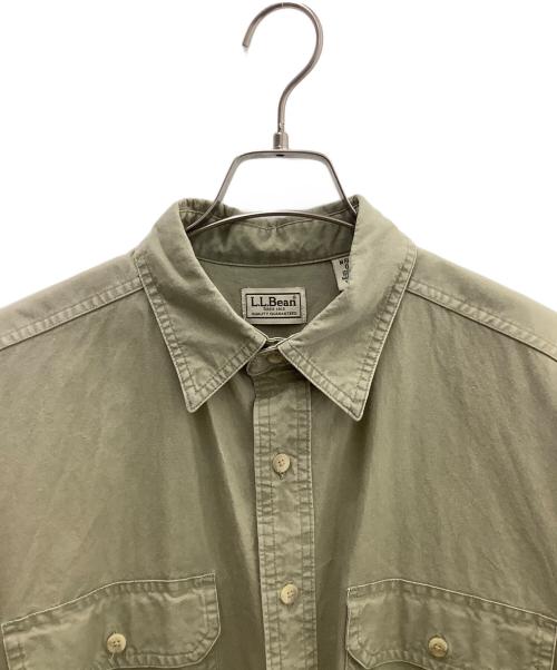 L.L.Bean（エルエルビーン）L.L.Bean (エルエルビーン) 半袖シャツ オリーブ サイズ:Ｍの古着・服飾アイテム
