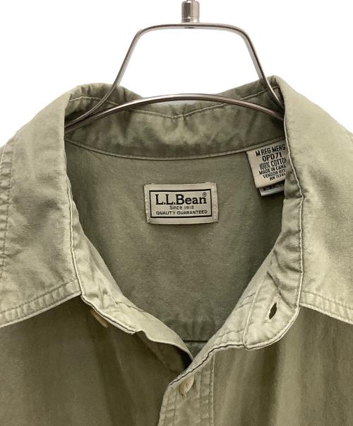 L.L.Bean（エルエルビーン）L.L.Bean (エルエルビーン) 半袖シャツ オリーブ サイズ:Ｍの古着・服飾アイテム