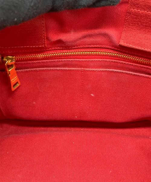 PRADA（プラダ）PRADA (プラダ) ハンドバッグ カナパ レッドの古着・服飾アイテム