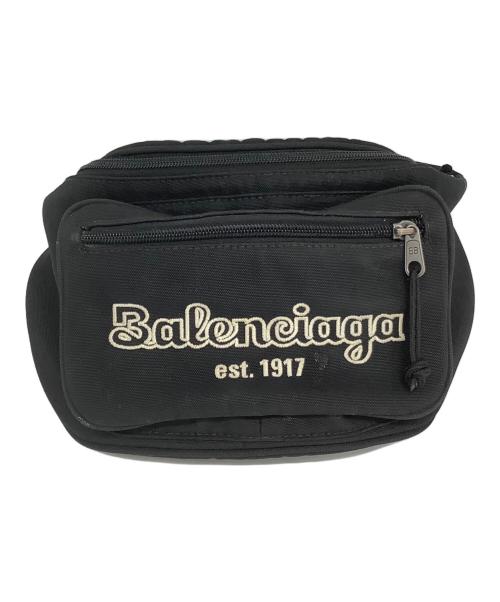 BALENCIAGA（バレンシアガ）BALENCIAGA (バレンシアガ) ウエストバッグ ブラックの古着・服飾アイテム