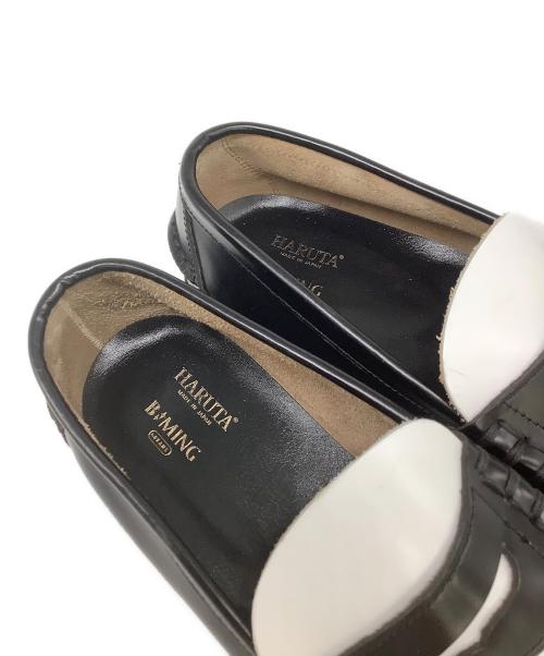 HARUTA（ハルタ）HARUTA (ハルタ) B:MING LIFE STORE by BEAMS (ビーミングライフストア バイ ビームス) 別注コインローファー ホワイト×ブラック サイズ:25の古着・服飾アイテム