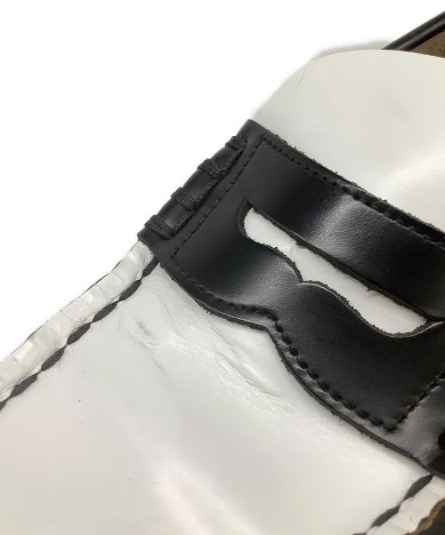 HARUTA（ハルタ）HARUTA (ハルタ) B:MING LIFE STORE by BEAMS (ビーミングライフストア バイ ビームス) 別注コインローファー ホワイト×ブラック サイズ:25の古着・服飾アイテム