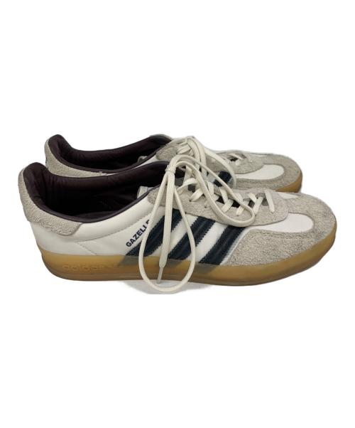 adidas（アディダス）adidas (アディダス) GAZELLE INDOOR ホワイト×ブラック サイズ:26.5の古着・服飾アイテム