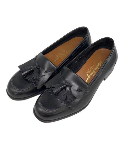 Salvatore Ferragamo（サルヴァトーレ フェラガモ）Salvatore Ferragamo (サルヴァトーレ フェラガモ) タッセルローファー ブラック サイズ:6　2/1の古着・服飾アイテム