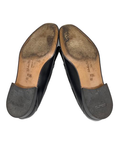 Salvatore Ferragamo（サルヴァトーレ フェラガモ）Salvatore Ferragamo (サルヴァトーレ フェラガモ) タッセルローファー ブラック サイズ:6　2/1の古着・服飾アイテム