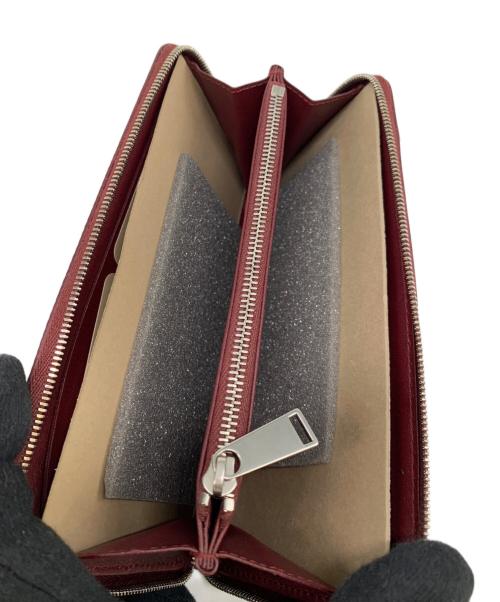 BOTTEGA VENETA（ボッテガベネタ）BOTTEGA VENETA (ボッテガベネタ) 長財布 ワインレッドの古着・服飾アイテム