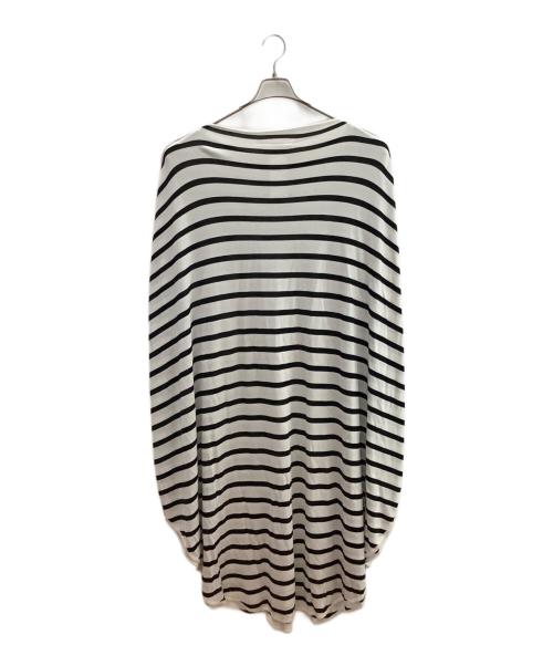 Maison Margiela（メゾンマルジェラ）Maison Margiela (メゾンマルジェラ) ボーダーワンピース ホワイト×ブラック サイズ:Ｓの古着・服飾アイテム