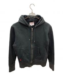 BIG JOHN（ビッグジョン）の古着「ジップパーカー」｜ブラック