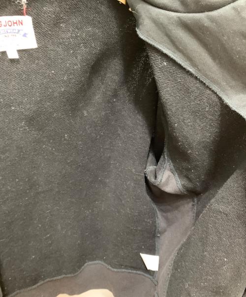 BIG JOHN（ビッグジョン）BIG JOHN (ビッグジョン) ジップパーカー ブラック サイズ:XLの古着・服飾アイテム