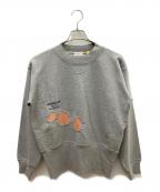 MONCLER GENIUSモンクレール ジーニアス）の古着「GREY COTTON FLEECE SWEATSHIRT」｜グレー