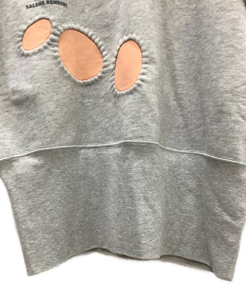 MONCLER GENIUS（モンクレール ジーニアス）MONCLER GENIUS (モンクレール ジーニアス) GREY COTTON FLEECE SWEATSHIRT グレー サイズ:Ｓ 未使用品の古着・服飾アイテム