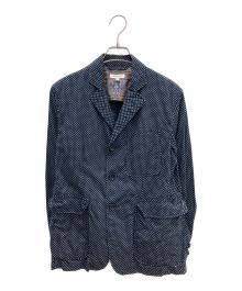 Engineered Garments（エンジニアド ガーメンツ）の古着「ドット柄ジャケット」｜ネイビー×ホワイト