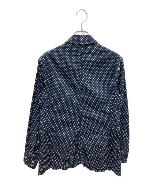 Engineered Garments（エンジニアドガーメンツ）Engineered Garments (エンジニアドガーメンツ) ドット柄ジャケット ネイビー×ホワイト サイズ:XSの古着・服飾アイテム